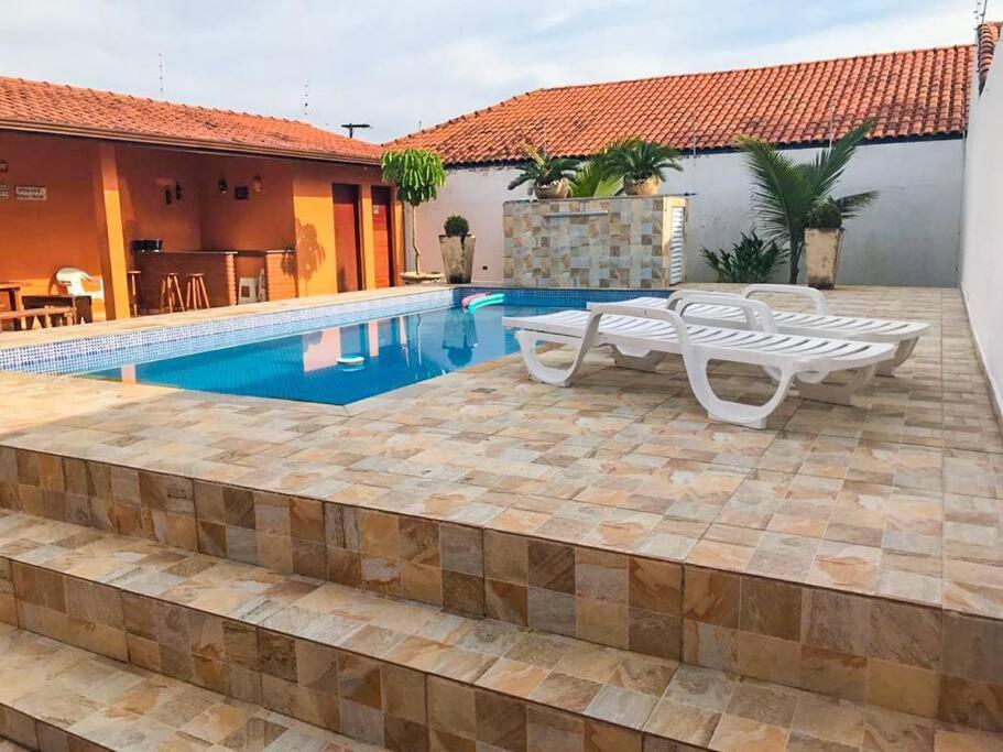 Casa Com Piscina Itanhaem Cibratel II Villa Exterior photo